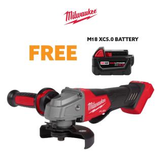 M18 4-1/2” / 5” BRAKING GRINDER PADDLE SWITCH, NO-LOCK